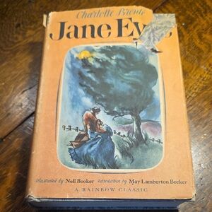 Jane Eyre 1946 Illustrated Hardcover Book By Charlotte Bronte